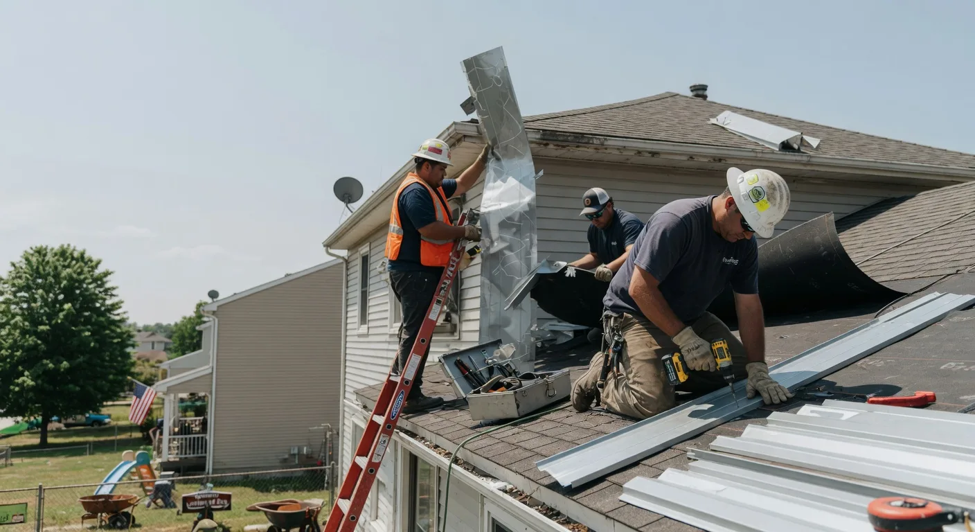 Storm Damage Metal Roof Repair in Horse Branch, KY